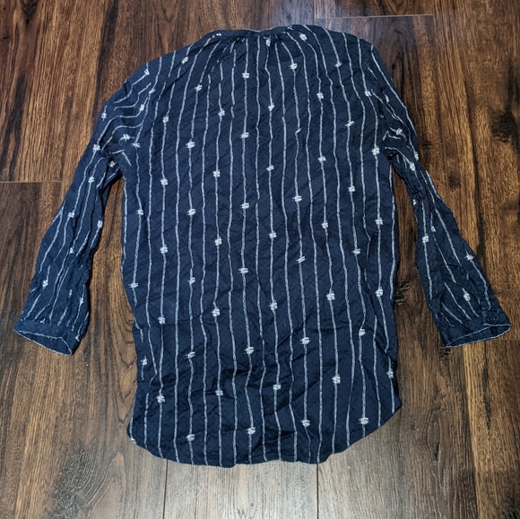 Lucky Brand Navy Blue Button Down - Picture 5 of 7